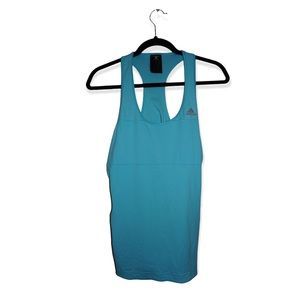 Racerback Adidas Tank in blue size medium workout top
